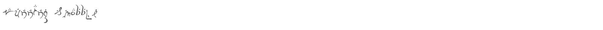 Running Smobble Running Smobble.ttf font preview